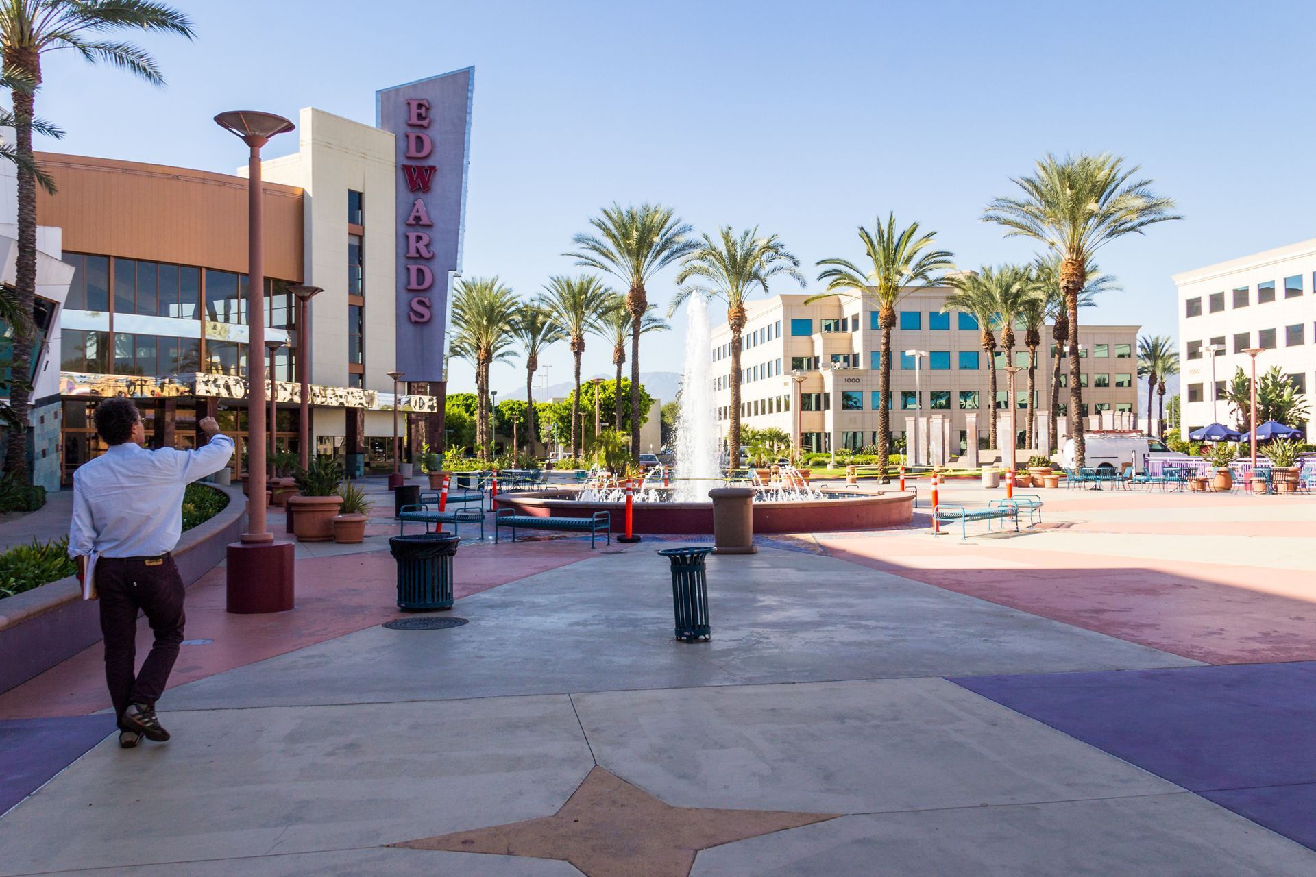Pedestrian Walkways and Retail Plazas